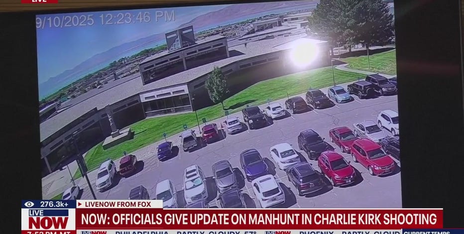 Charlie Kirk shooting: New video shows alleged gunman fleeing scene