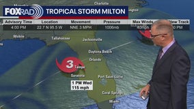 Milton forms in Gulf of Mexico, forecasted to become category 3 hurricane