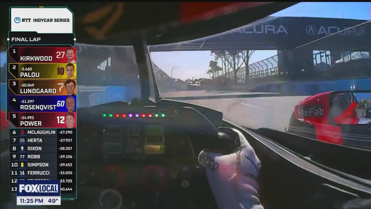 Kyle Kirkwood wins Acura Grand Prix of Long Beach - tells FOX 2 the win is huge
