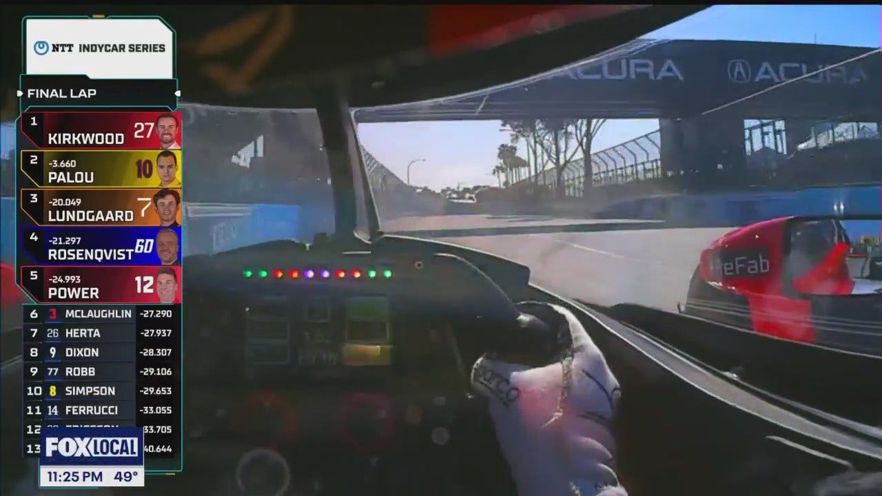 Kyle Kirkwood wins Acura Grand Prix of Long Beach - tells FOX 2 the win is huge | FOX 2 Detroit