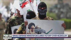 Israeli defense minister declares victory over Hezbollah