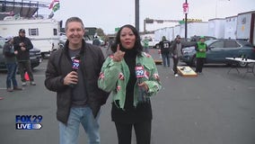 FOX 29 Live: Tailgating at the Linc