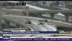 TxDOT crews out clearing icy bridges and overpasses