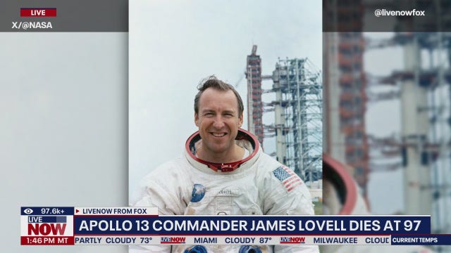 James Lovell, astronaut and Apollo 13 commander, dies