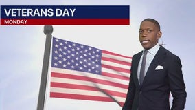 Veterans Day forecast