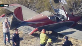 Small plane crashes in Palmdale