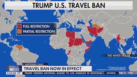 US Travel ban now in effect