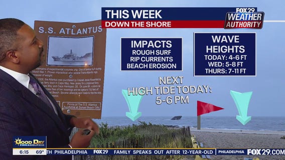 How Hurricane Erin will impact Jersey shore, Delaware beaches this week