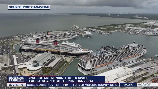 More cruise ships, bigger cruise ships: Is Port Canaveral running out of space?