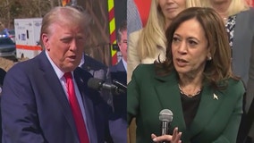 Trump, Harris go on campaign blitz