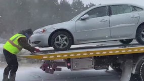 Factory-induced snow crashes surprise tow company