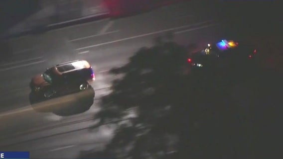 Half-hour police chase across San Fernando Valley
