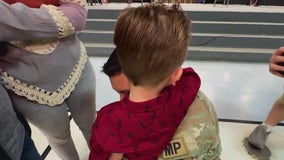 U.S. Army dad surprises son at Peoria school