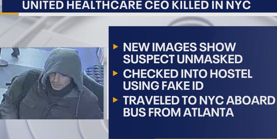 UnitedHealthcare CEO killing: Suspect took bus from Atlanta to NYC, reports say