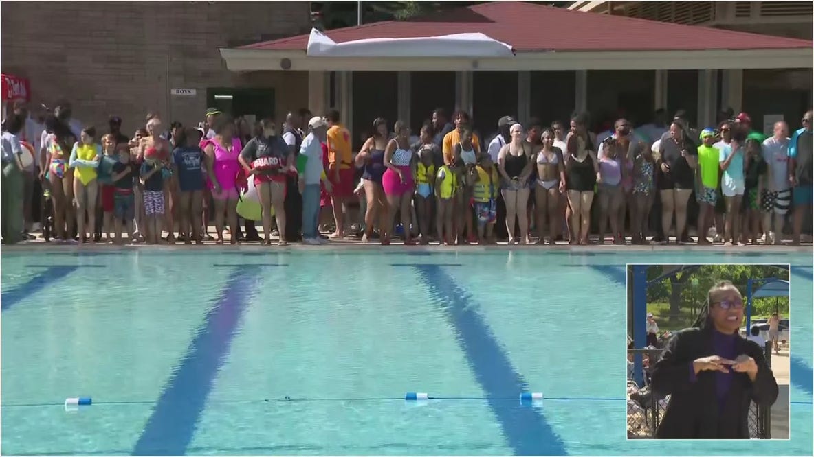 DC Mayor Muriel Bowser "jumps in" to outdoor pool season