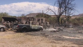 Watch Fire in San Carlos leaves 13 homes completely leveled as community tries to rally