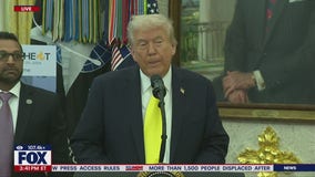 Trump, FBI Director Patel tout efforts to crackdown on violent crime