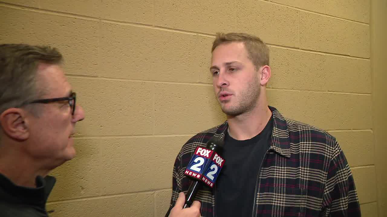 Jared Goff talks Lions 9th straight win