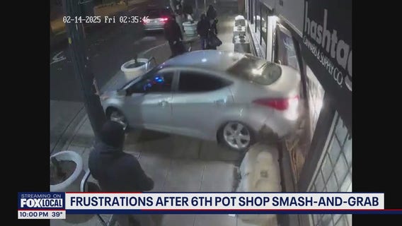 Redmond pot shop targeted in 6th smash-and-grab