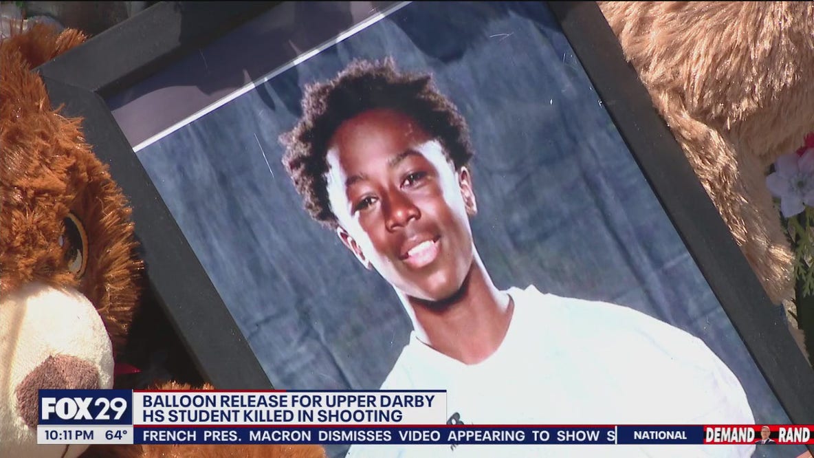 Balloon release for Upper Darby High School student killed in shooting