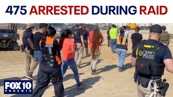 Hundreds detained in Georgia immigration raid