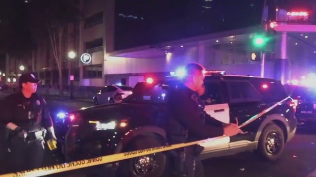 2 dead, 4 injured after series of early-morning shootings in Downtown Oakland