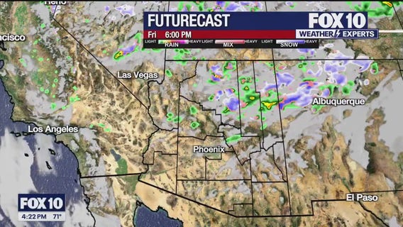Arizona weather forecast: Rain in the Valley, snow in the High Country on Valentine's Day