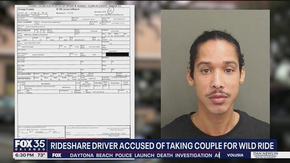 Rideshare driver accused of threatening couple in Halloween scare