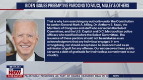 Biden issues preemptive pardons for Fauci, Milley, Jan. 6 committee members