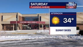 Weather Authority Saturday forecast update