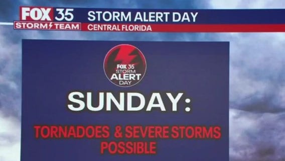 Florida braces for severe weather, tornadoes ahead of Sunday