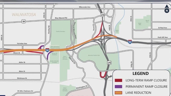 More long-term closures coming next week along I-94; what to know