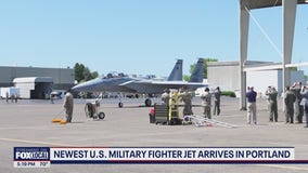 Newest U.S. military fighter jet arrives in Portland