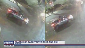 Search for car involved in Renton hit-and-run