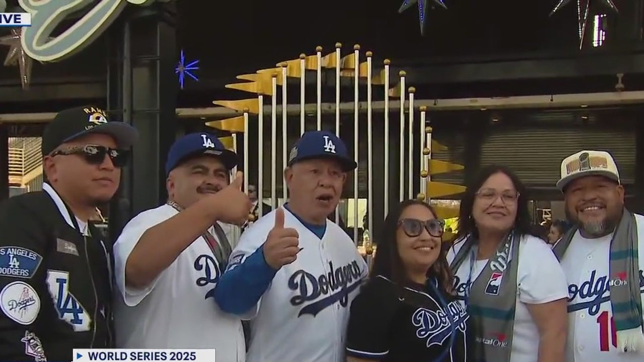 Dodger fans fired up ahead of World Series Game 3 | FOX 11 Los Angeles