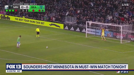 Sounders host Minnesota in MLS playoff win-or-go-home matchup