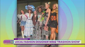 Local fashion designer wins 'Trashion Show'