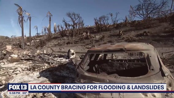 LA County bracing for flooding, landslides