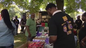 Union members celebrate Labor Day in Detroit with food and fun