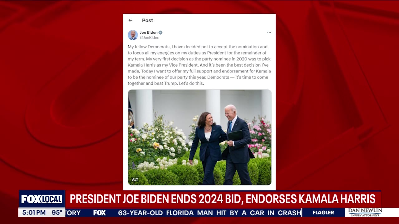 President Joe Biden withdraws reelection bid