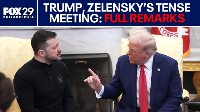 FULL MEETING: Trump and Zelensky hold tense Oval Office meeting