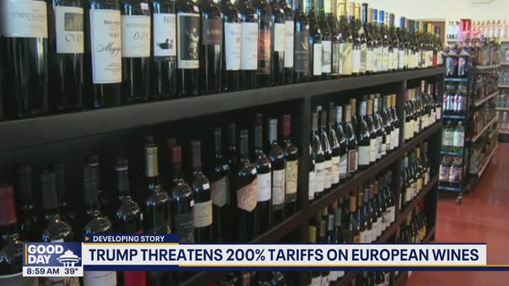 Trump threatens 200% tariffs on European wines