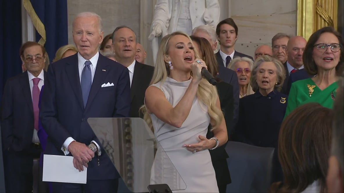 Carrie Underwood sings ‘America the Beautiful’ on Inauguration Day