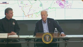 Biden speaks after seeing Helene damage in North Carolina