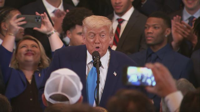 Trump hosts NCAA basketball champion Florida Gators at the White House