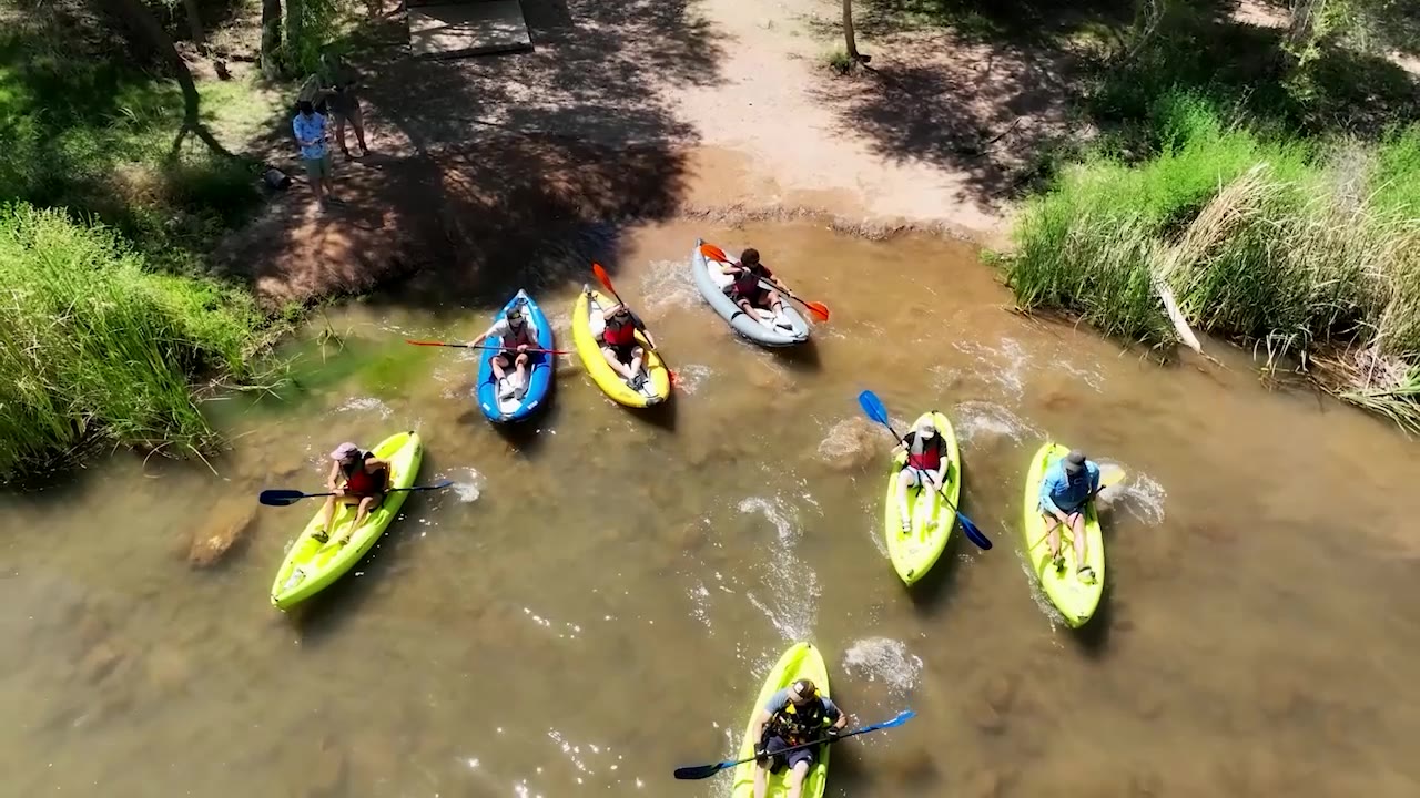 Keep calm & kayak on | Drone Zone