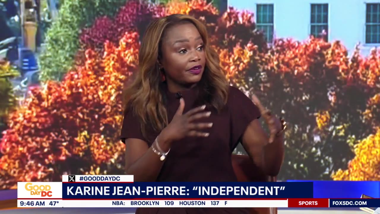 Karine Jean-Pierre on "Independent,' leaving the Democratic Party
