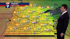 MN weather: Cooler, stray drip possible Friday