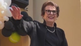 Billie Jean King honored with statue