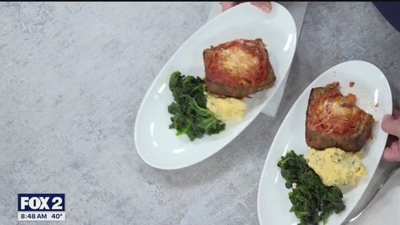 Andiamo Chef Jim Oppat makes Italian Meatloaf “Polpettone” with Creamy Polenta